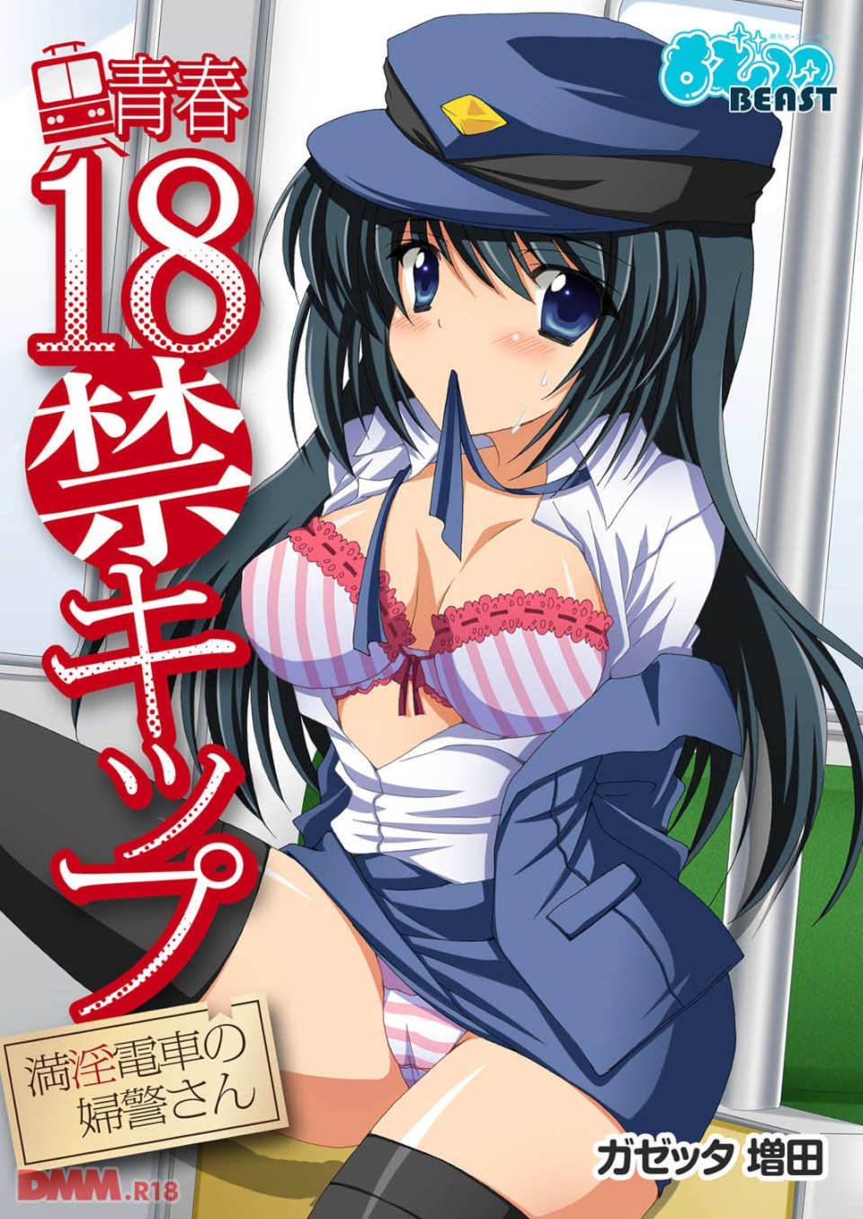 青春18禁キップ 満淫電車の婦警さん(画像001)